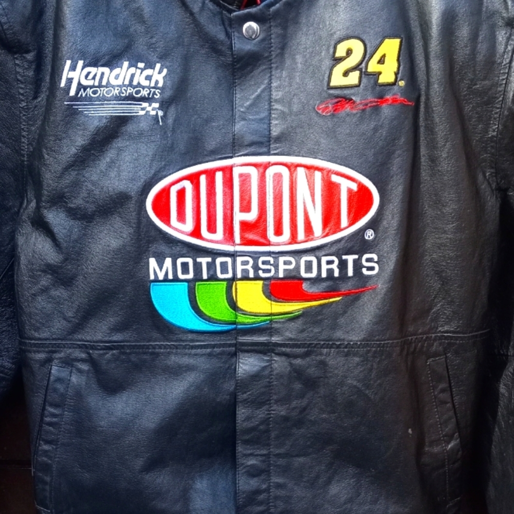 Jeff Gordon leather jacket by Chase authentics with your pump
